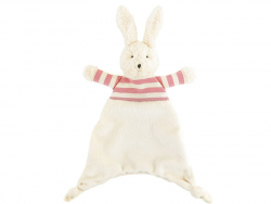 Acheter Doudou lange - lapin à marinière - 16,96 € en ligne sur La Petite Epicerie - Loisirs créatifs