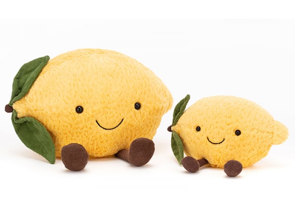 Acheter Peluche / doudou - petit citron - 17,99 € en ligne sur La Petite Epicerie - Loisirs créatifs