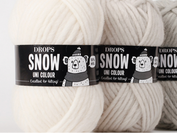 Acheter Laine Drops - Snow - 01 ecru (uni colour) - 2,69 € en ligne sur La Petite Epicerie - Loisirs créatifs