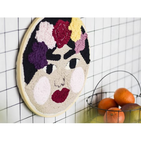Acheter Kit DIY punch needle - Frida - 34,99 € en ligne sur La Petite Epicerie - Loisirs créatifs