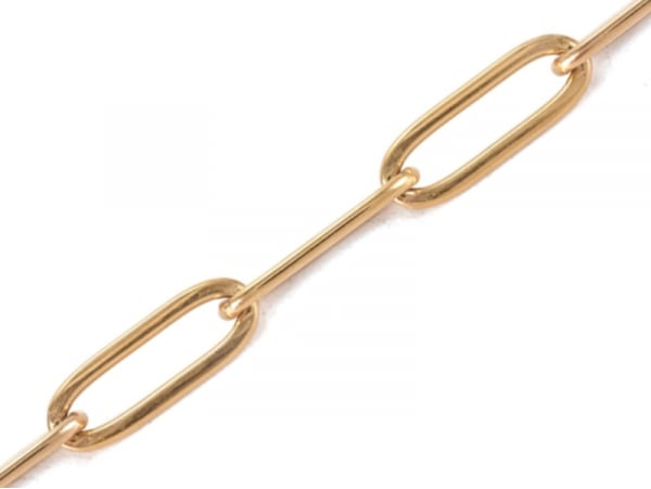 Acheter Chaine trombone dorée 12x4 mm - acier inoxydable 304 x 20 cm - 4,89 € en ligne sur La Petite Epicerie - Loisirs créatifs