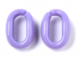 Acheter 50 anneaux en plastique 16 x 11 mm - à connecter pour création de chaine - 1,19 € en ligne sur La Petite Epicerie - L...