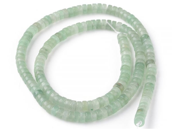 Acheter 100 perles heishi naturelles 4 mm - aventurine - 5,79 € en ligne sur La Petite Epicerie - Loisirs créatifs