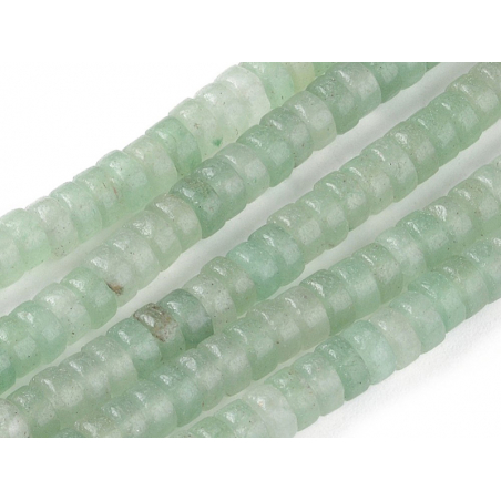 Acheter 100 perles heishi naturelles 4 mm - aventurine - 5,79 € en ligne sur La Petite Epicerie - Loisirs créatifs