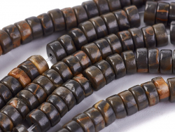 Acheter 20 perles heishi naturelles 4 mm - jaspe marron - 3,89 € en ligne sur La Petite Epicerie - Loisirs créatifs