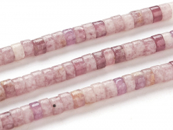 Acheter 100 perles heishi naturelles 4 mm - jade rose - 9,29 € en ligne sur La Petite Epicerie - Loisirs créatifs