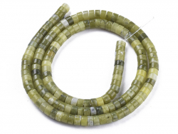 Acheter 100 perles heishi naturelles 4 mm - jade - 9,29 € en ligne sur La Petite Epicerie - Loisirs créatifs