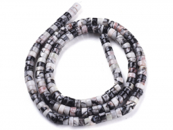 Acheter 100 perles heishi naturelles 4 mm - jaspe Netstone - 7,49 € en ligne sur La Petite Epicerie - Loisirs créatifs