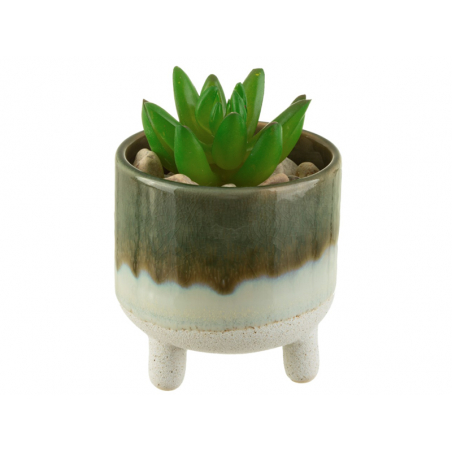 Acheter Pot pour plante à pieds - vert 8,5 cm - 11,95 € en ligne sur La Petite Epicerie - Loisirs créatifs