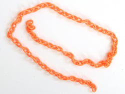 Acheter Chaîne en acrylique - 5 x 6 mm - orange x 38 cm - 0,79 € en ligne sur La Petite Epicerie - Loisirs créatifs