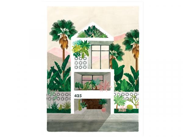 Acheter Affiche aquarelle - Dreamhouse - 50 x 70 cm - ATWS - 44,99 € en ligne sur La Petite Epicerie - Loisirs créatifs