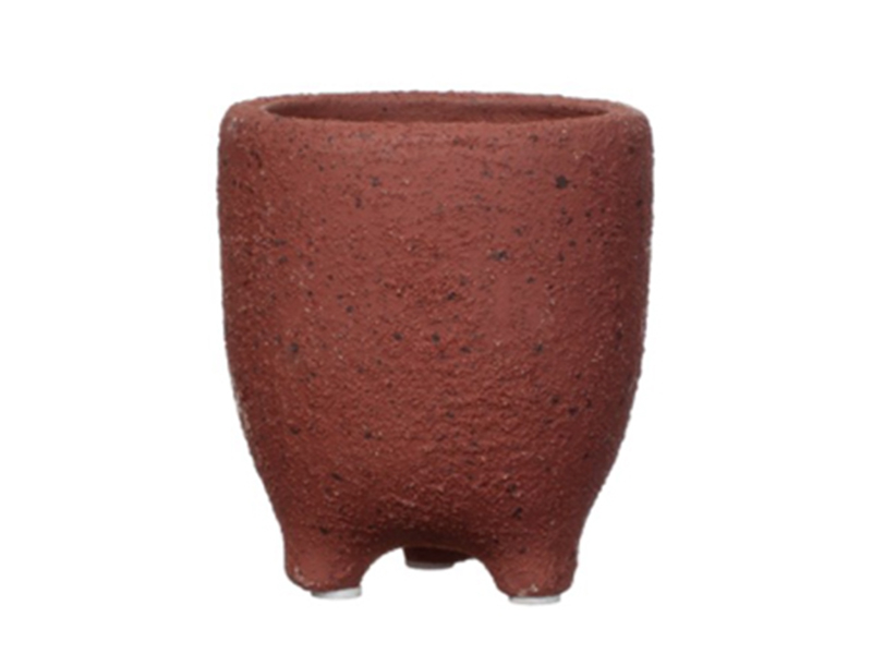 Acheter Pot pour plante à pieds - bordeaux 9,5 cm - 5,99 € en ligne sur La Petite Epicerie - Loisirs créatifs