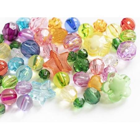Perles plastique assorties - Asco & Celda