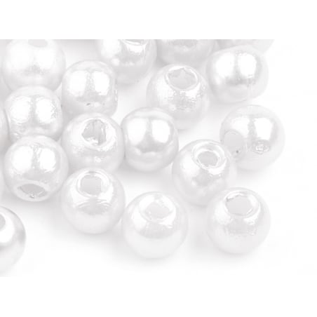 Acheter 100 perles en plastique imitation perles de culture - 6 mm - 1,99 € en ligne sur La Petite Epicerie - Loisirs créatifs