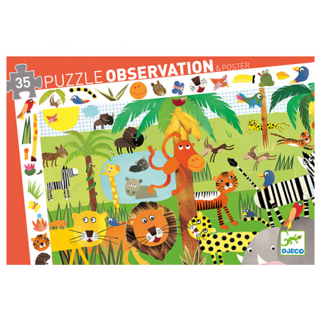 Acheter Puzzle La Jungle - 35 pcs - 13,99 € en ligne sur La Petite Epicerie - Loisirs créatifs