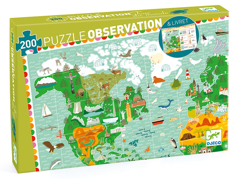 Acheter Puzzle Tour du monde 200pcs + livret - FSC MIX - 17,79 € en ligne sur La Petite Epicerie - Loisirs créatifs