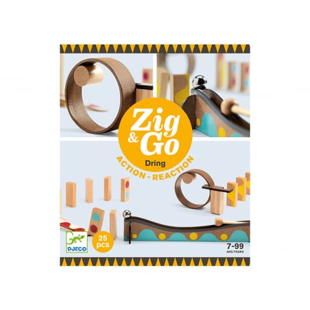 Acheter Jeu de réaction en chaîne - Zig & Go - Dring - 25 pcs - 32,99 € en ligne sur La Petite Epicerie - Loisirs créatifs