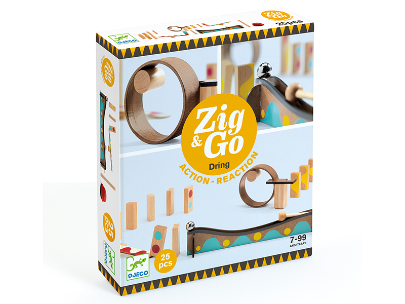 Acheter Jeu de réaction en chaîne - Zig & Go - Dring - 25 pcs - 32,99 € en ligne sur La Petite Epicerie - Loisirs créatifs