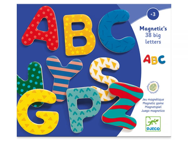 Acheter 38 grosses lettres magnétiques en bois - 16,99 € en ligne sur La Petite Epicerie - Loisirs créatifs