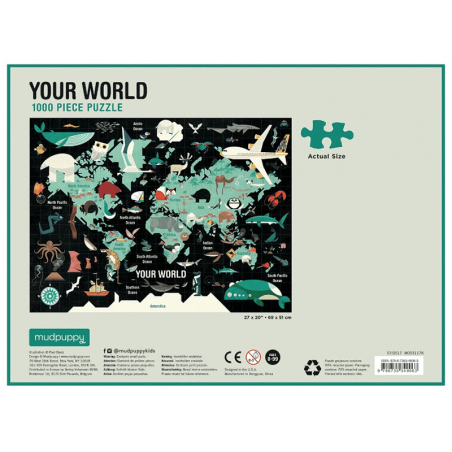 Acheter Puzzle 1000 pièces - Your World - 22,49 € en ligne sur La Petite Epicerie - Loisirs créatifs