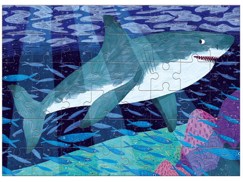 Acheter Puzzle 48 pièces / Requin blanc - 6,99 € en ligne sur La Petite Epicerie - Loisirs créatifs