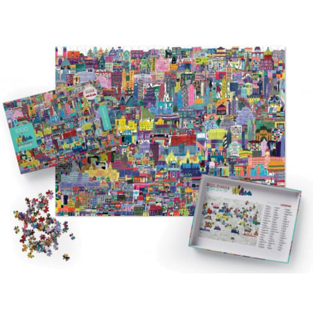 Acheter Puzzle 1000 pièces - Buildings of The World - 25,89 € en ligne sur La Petite Epicerie - Loisirs créatifs