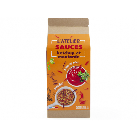 Acheter L'atelier sauces Ketchup et Moutarde bio - 19,99 € en ligne sur La Petite Epicerie - Loisirs créatifs