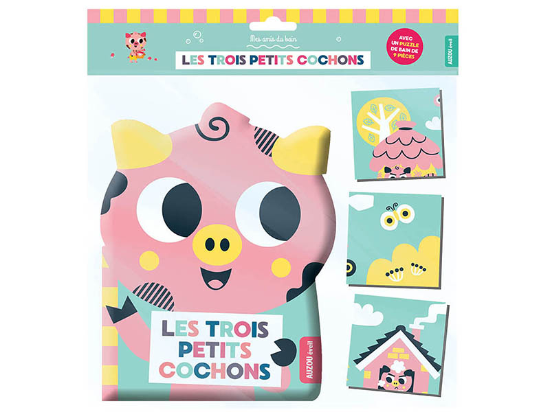 Acheter Livre + puzzle de bain - les trois petits cochons - 9,95 € en ligne sur La Petite Epicerie - Loisirs créatifs