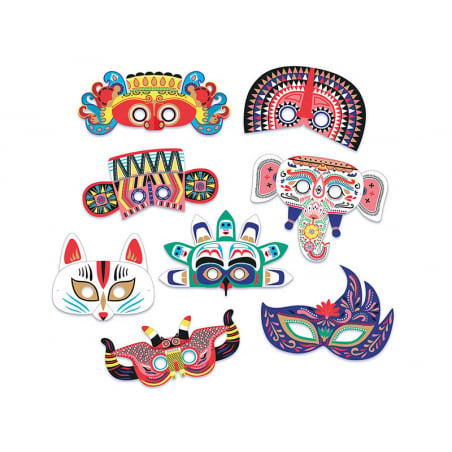 Acheter Coffret créatif - mes masques du monde - 15,69 € en ligne sur La Petite Epicerie - Loisirs créatifs