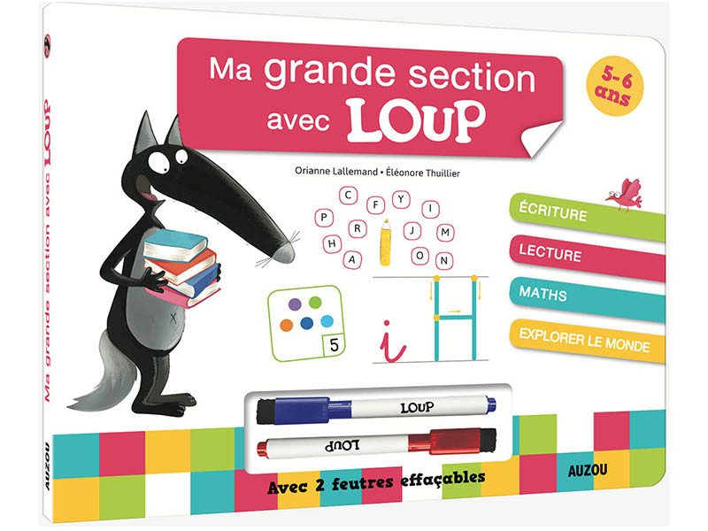 Acheter Livre-ardoise ma grande section avec Loup - 7,50 € en ligne sur La Petite Epicerie - Loisirs créatifs