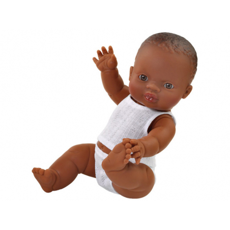 Acheter Poupée pour enfant - Bébé noir - Pyjama blanc - 24,89 € en ligne sur La Petite Epicerie - Loisirs créatifs