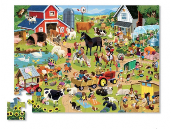 Acheter Puzzle 48 pièces / Une journée à la ferme - 25,89 € en ligne sur La Petite Epicerie - Loisirs créatifs