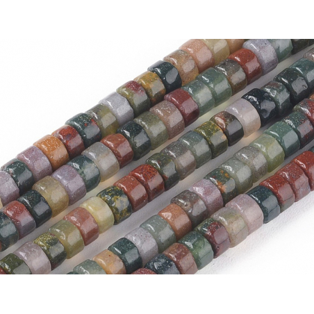 Acheter 20 perles heishi naturelles 4 mm - Agate indienne - 1,49 € en ligne sur La Petite Epicerie - Loisirs créatifs