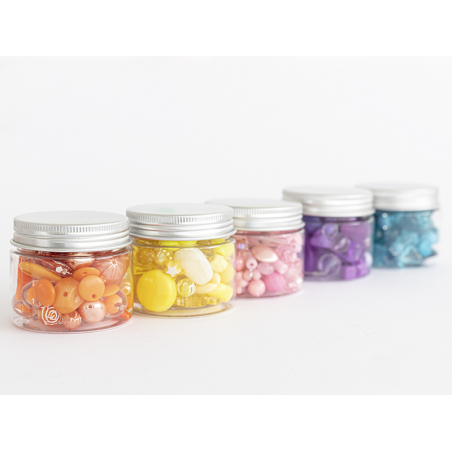 Acheter Pot de perles en plastique - nuances d'orange - 4,49 € en ligne sur La Petite Epicerie - Loisirs créatifs
