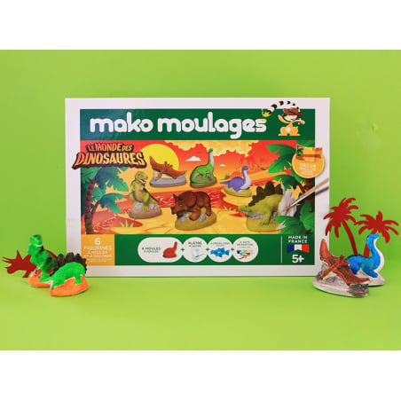 Acheter Mako moulages : Le monde des dinosaures - 29,99 € en ligne sur La Petite Epicerie - Loisirs créatifs
