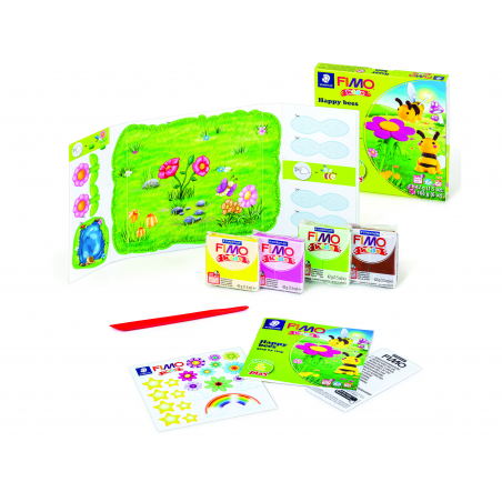 Acheter Kit de modelage et jeux - Happy bees - Fimo Kids - 10,99 € en ligne sur La Petite Epicerie - Loisirs créatifs
