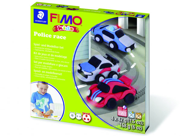 Acheter Kit Fimo Kids - Course de police - 10,99 € en ligne sur La Petite Epicerie - Loisirs créatifs