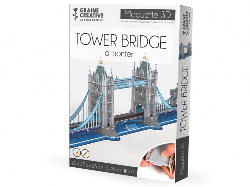 Acheter Puzzle maquette - Tower Bridge - 13,45 € en ligne sur La Petite Epicerie - Loisirs créatifs