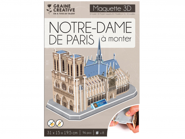 Acheter Puzzle maquette - Notre-Dame de Paris - 9,89 € en ligne sur La Petite Epicerie - Loisirs créatifs