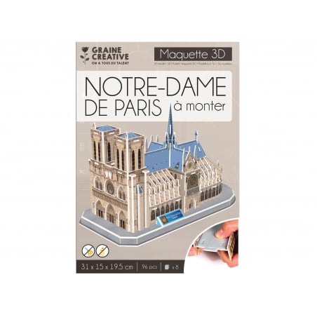 Acheter Puzzle maquette - Notre-Dame de Paris - 9,89 € en ligne sur La Petite Epicerie - Loisirs créatifs