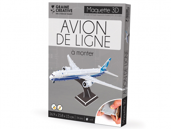 Acheter Puzzle maquette - Avion de ligne - 5,89 € en ligne sur La Petite Epicerie - Loisirs créatifs