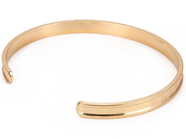 Acheter Bracelet manchette en laiton doré traité pour durer - 9,99 € en ligne sur La Petite Epicerie - Loisirs créatifs