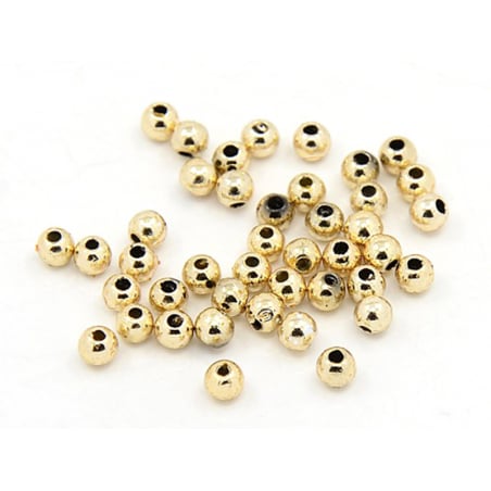 Acheter 100 perles en plastique rondes - 6 mm - doré - 1,49 € en ligne sur La Petite Epicerie - Loisirs créatifs