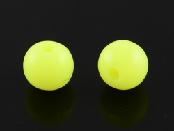 Acheter 100 perles en plastique rondes 6 mm - jaune fluo - 1,49 € en ligne sur La Petite Epicerie - Loisirs créatifs