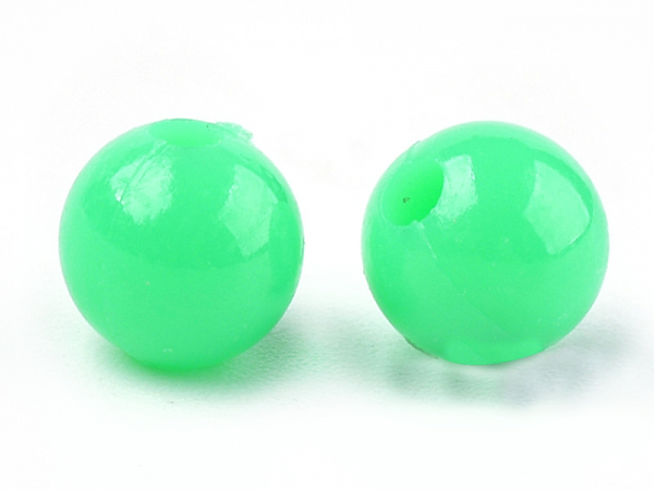 Acheter 100 perles en plastique rondes 6 mm - vert - 0,79 € en ligne sur La Petite Epicerie - Loisirs créatifs