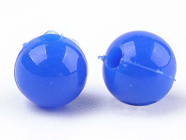 Acheter 100 perles en plastique rondes 6 mm - bleu foncé - 0,79 € en ligne sur La Petite Epicerie - Loisirs créatifs
