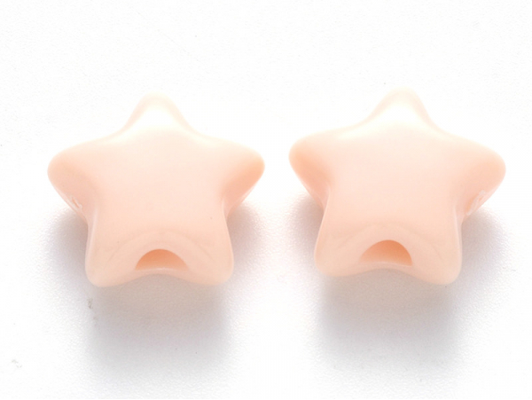 Acheter 50 perles en plastique - étoile 15 mm - rose pastel - 4,49 € en ligne sur La Petite Epicerie - Loisirs créatifs