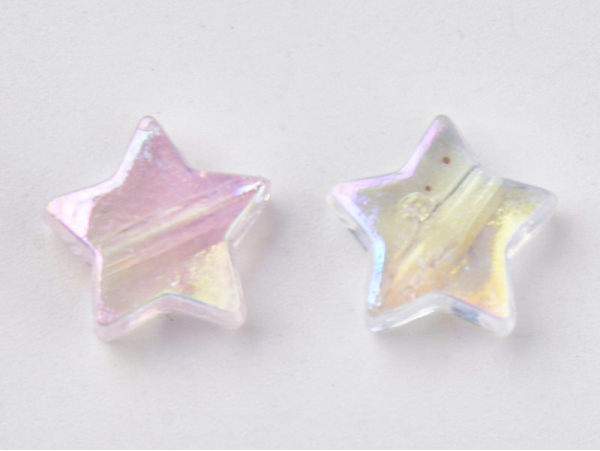 Acheter 50 perles irisées en plastique - étoile - 11 mm - 1,49 € en ligne sur La Petite Epicerie - Loisirs créatifs