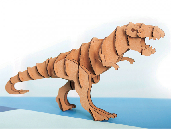 Acheter Maquette en carton - Tyranosaure 20 x 7 x 10 cm - 3,49 € en ligne sur La Petite Epicerie - Loisirs créatifs