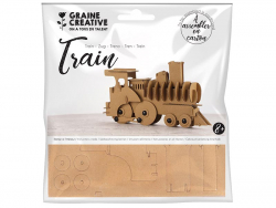 Acheter Maquette en carton - Train 19 x 4 x 11 cm - 3,49 € en ligne sur La Petite Epicerie - Loisirs créatifs